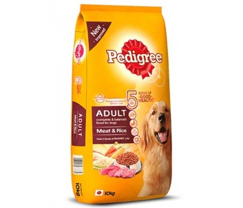 PEDIGREE ADULT DOGS MEAT & RICE 10 KG